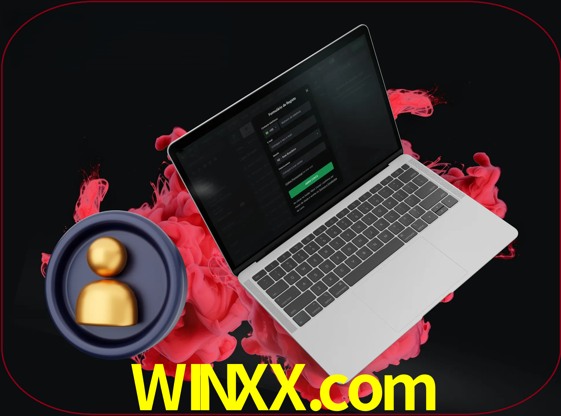 No cabeçalho do site winxx, clique no botão que o levará a um formulário especial onde terá de introduzir as suas informações actuais.