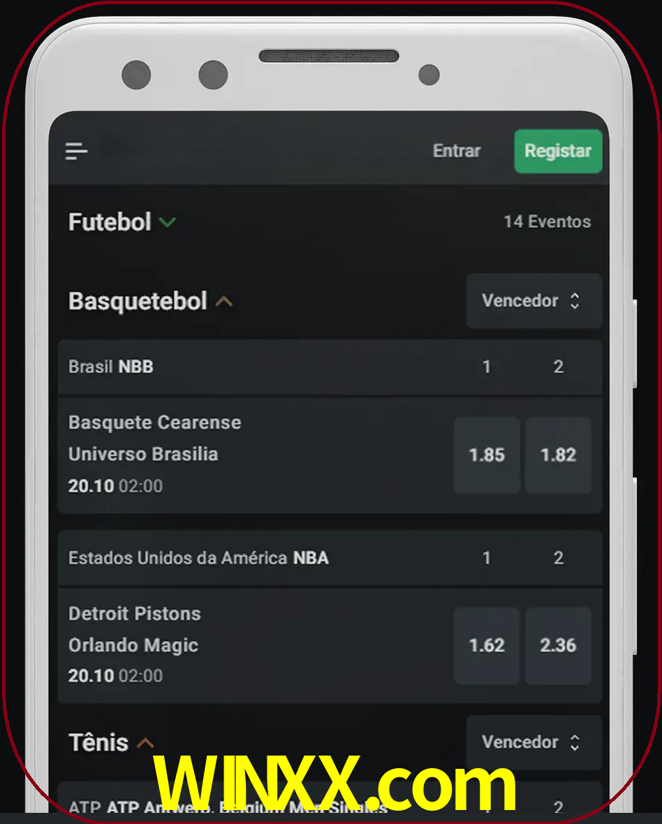 Aposte e assista aos esportes em formato ao vivo.